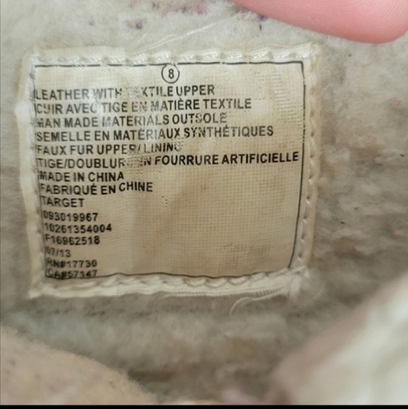 Purple sparkly toddler boots size 8 - Picture 3 of 3